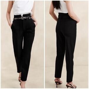 Banana Republic Refined Utility Pant Black 18 754552